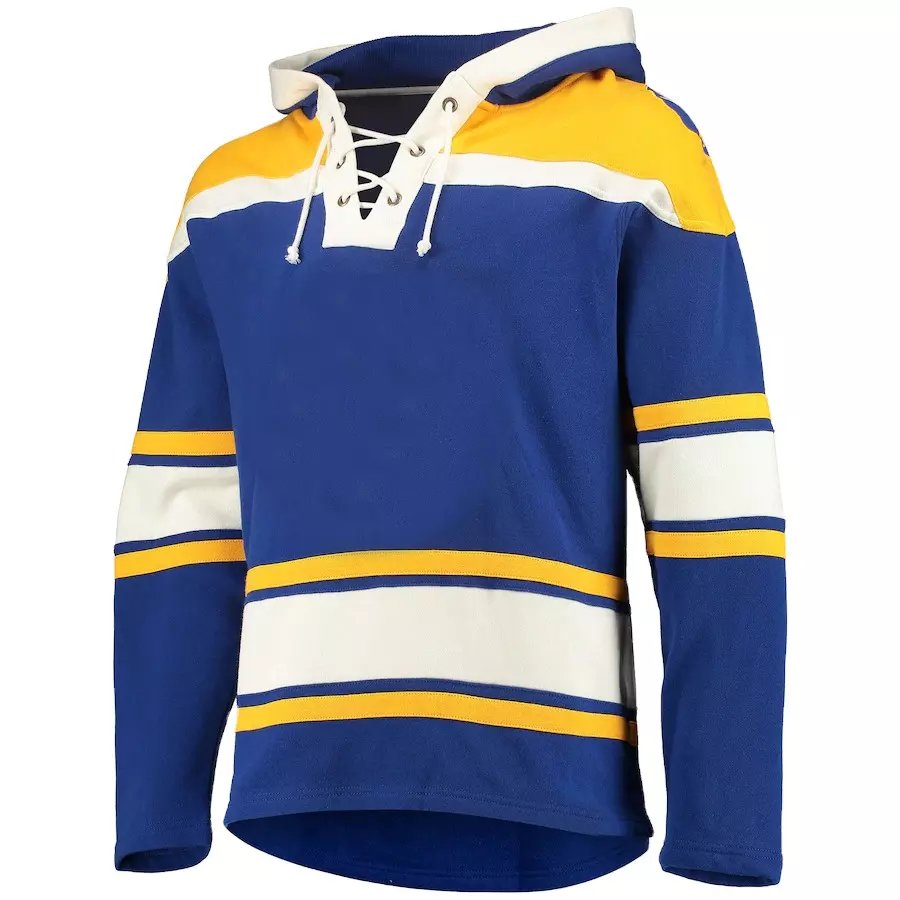 high quality custom logo youth ice hockey hoodies with lace sublimated polyester men's hockey hoodie sweatshirts