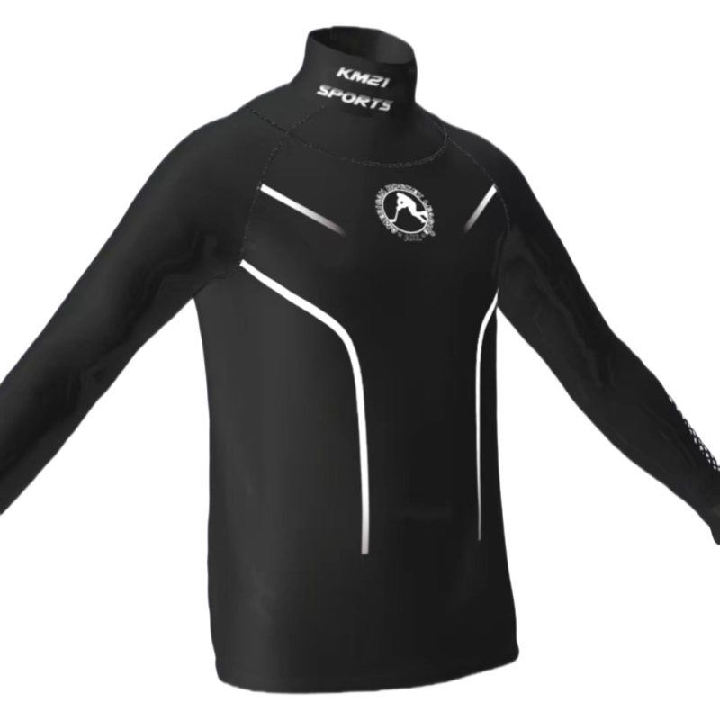 Super Light Personalized Logo Lce Hockey Neck Guard Long Sleeve Hockey Premium Ice Hockey Baselayer Shirt