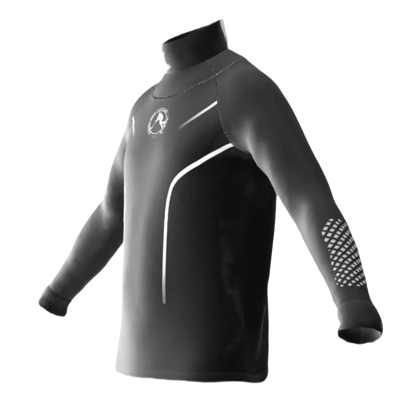 Super Light Personalized Logo Lce Hockey Neck Guard Long Sleeve Hockey Premium Ice Hockey Baselayer Shirt
