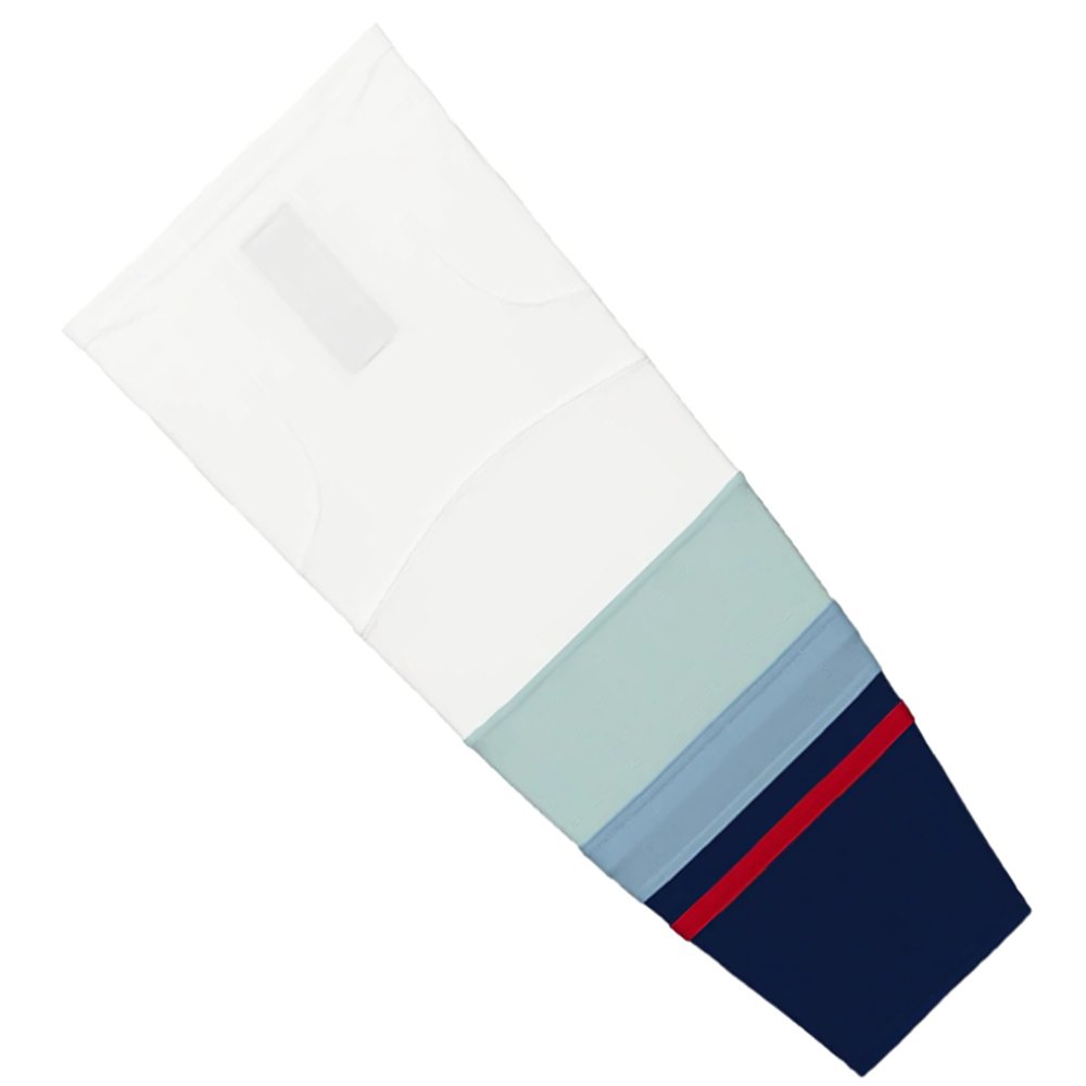 Customized High Quality Wholesale Men Sports Ice Hockey Socks 100% Polyester Mesh Fabric Custom Made Ice Hockey Socks