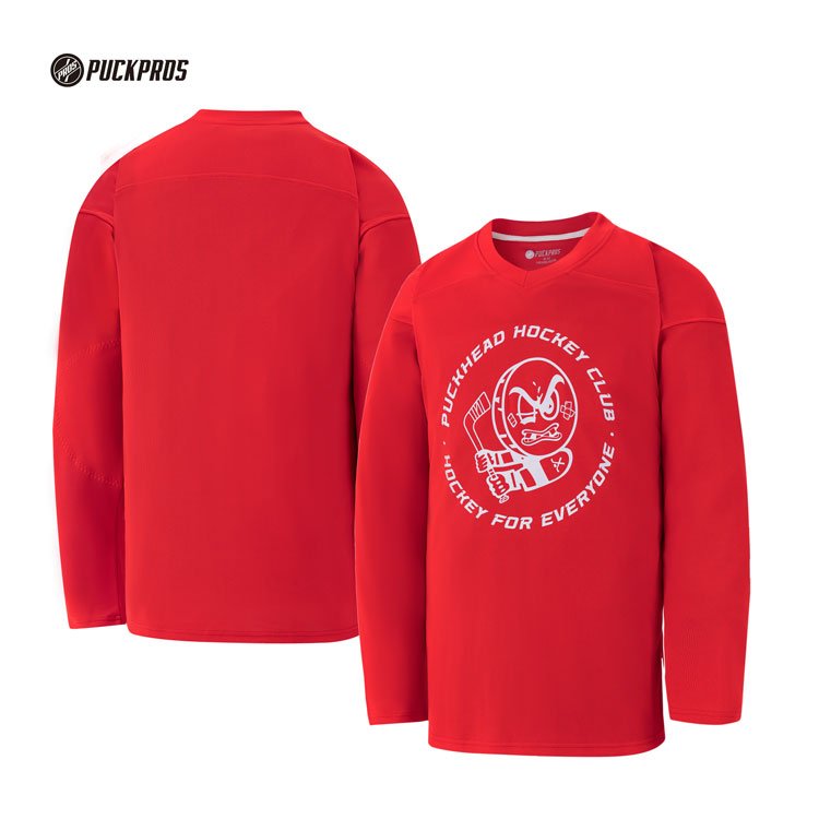 Custom Practice Team Camp Blank Hockey Jersey High Breathable Screen Print Training Program Hockey Jersey