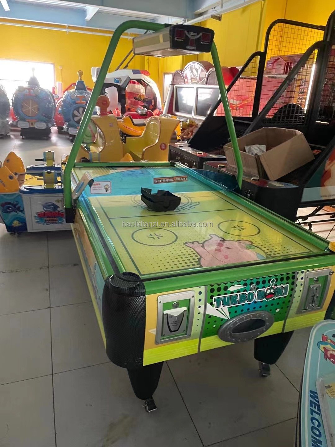 Second-hand hockey game machine ice hockey machine air hockey game machine sports amusement equipment