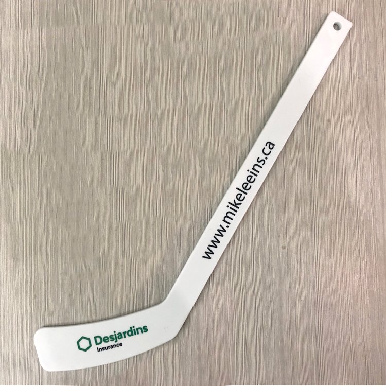 wholesale hockey fans souvenir gift cheap custom OEM printed mini size 18'' plastic hockey stick for promotion