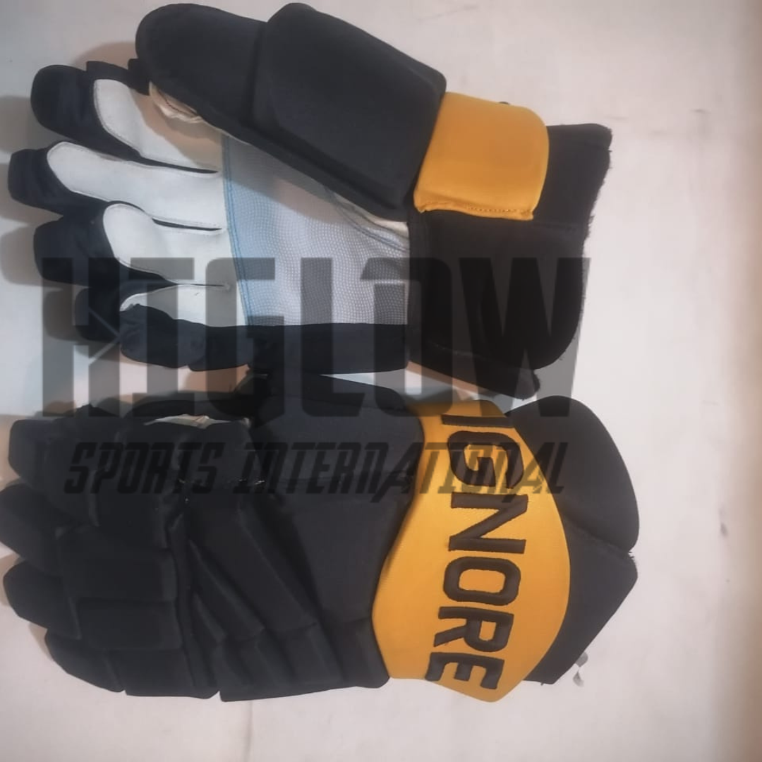 Custom Design Ice Hockey Gloves Pair With Quality Materials Comfortable Ice Field Hockey Gloves