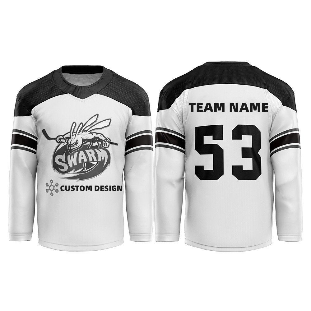 OEM Kawasaki International Ice Hockey Goalie Cut Jersey Sublimation Custom Team Name Unisex Ice Hockey Jerseys