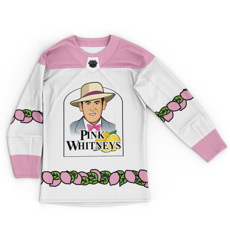 custom sublimated junior hockey jersey pink hockey jersey youth blank ice hockey jersey