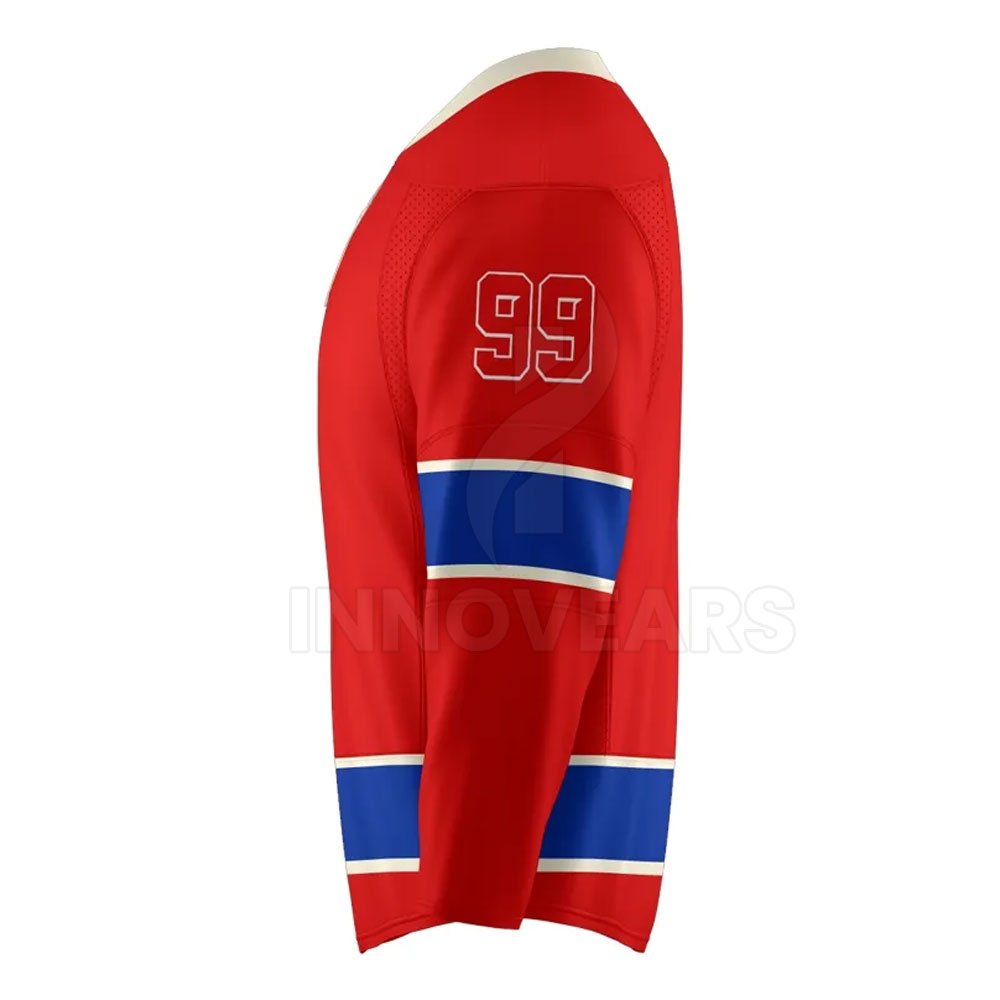 Custom Made Design Professional Team Ice Hockey Jersey Cheap Sublimated Name Numbers Ice Hockey Jersey