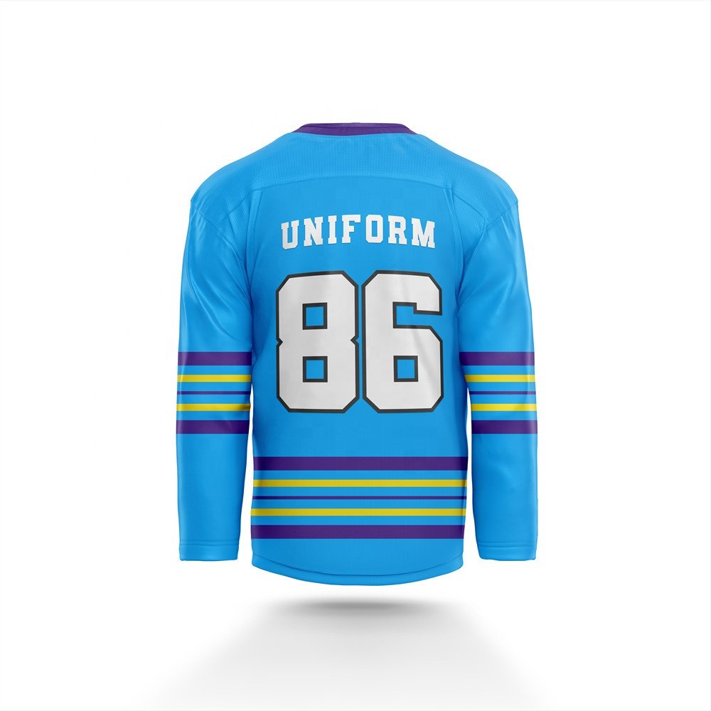 Custom Sublimation Hockey Jersey With Personalized Team Name and Number