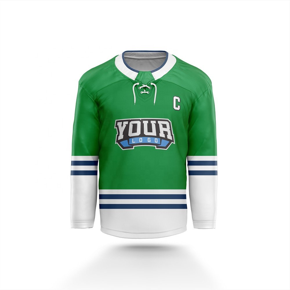 Custom Sublimation Hockey Jersey With Personalized Team Name and Number