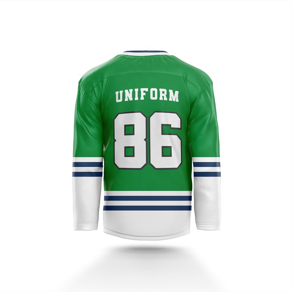 Custom Sublimation Hockey Jersey With Personalized Team Name and Number