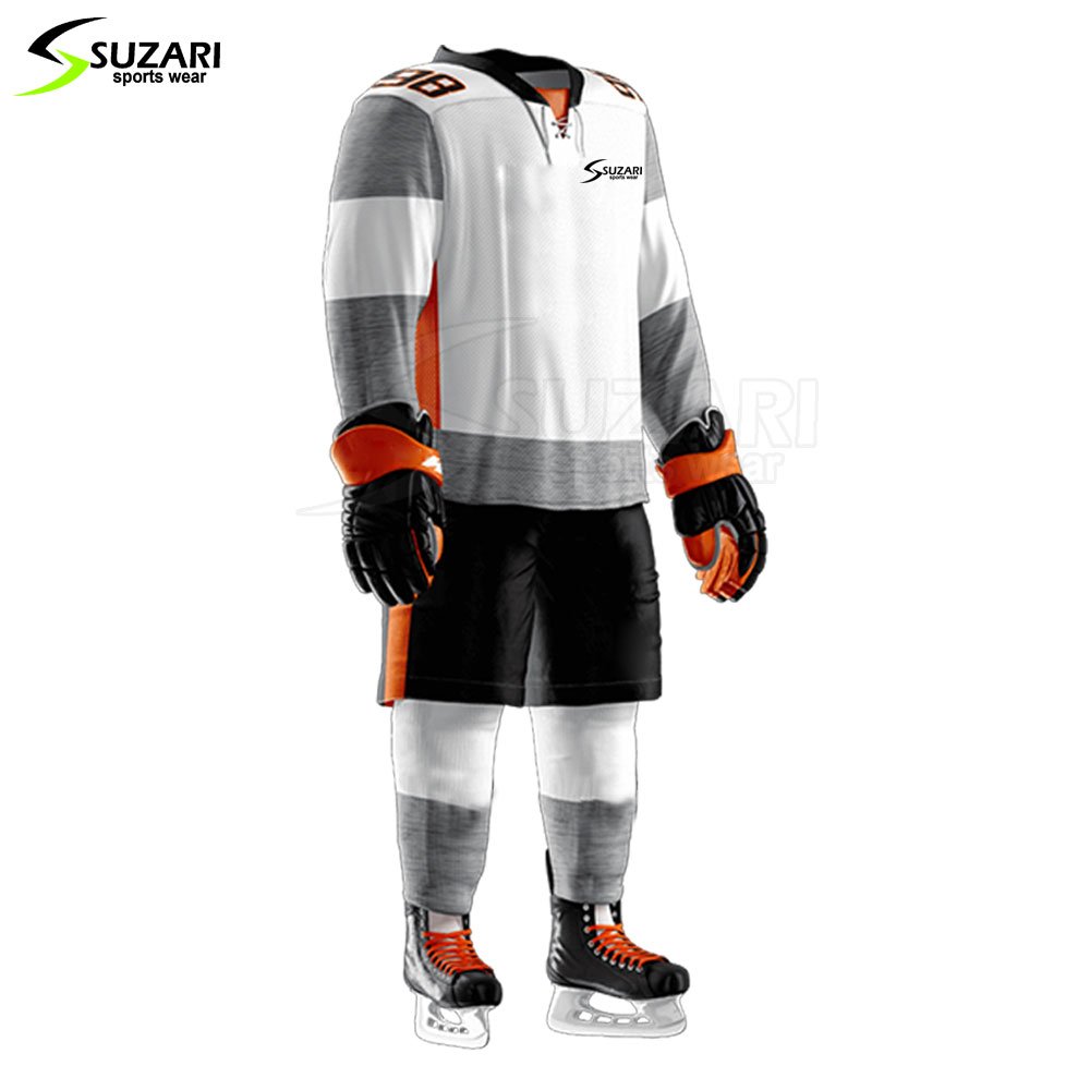 Low Moq 2024 Design Your Own Team Ice Hockey Uniform Professional High Quality Ice Hockey Uniform