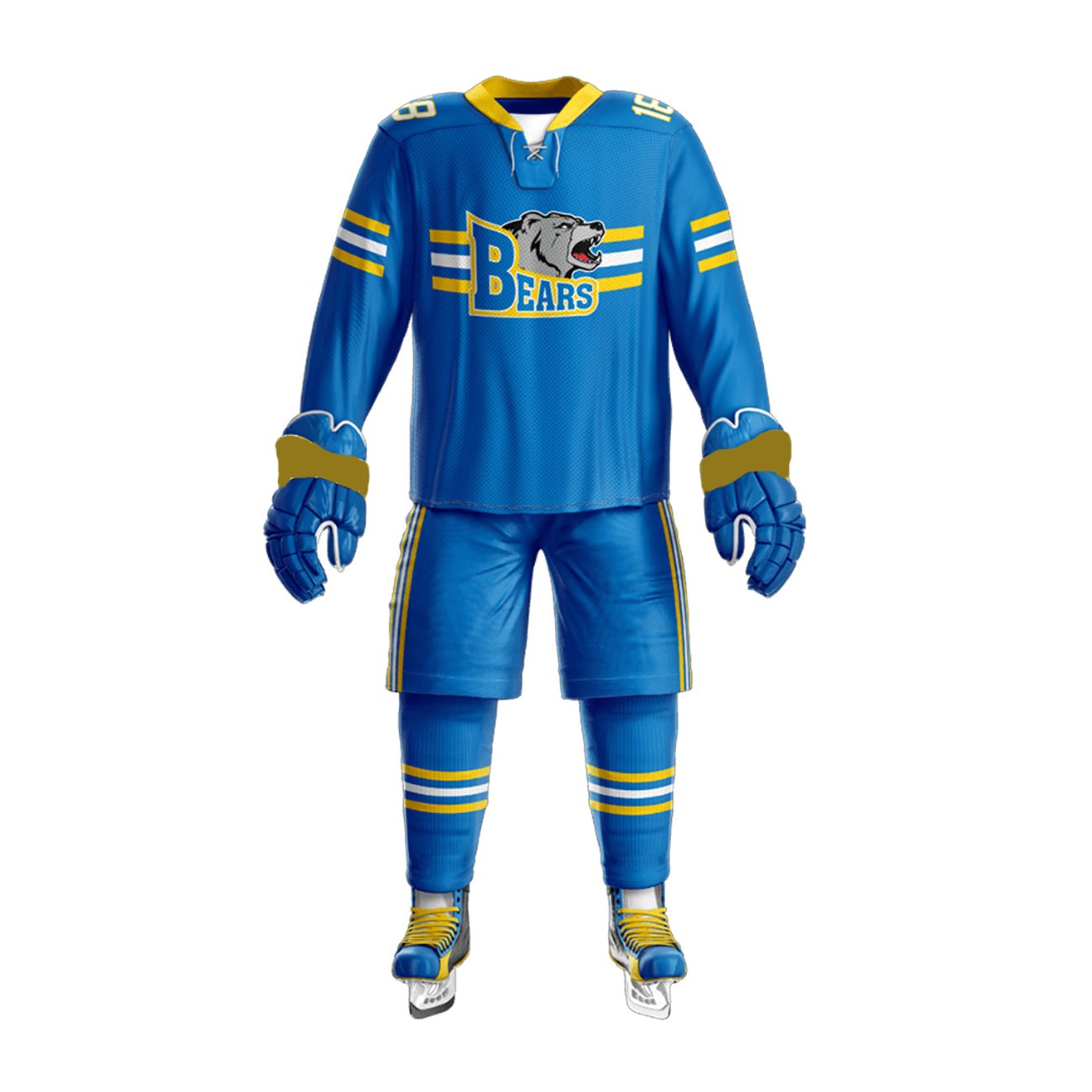 Durable Slim Fit Ice Hockey Uniform for Adults Custom Designed with Comfortable Pants Made in Pakistan