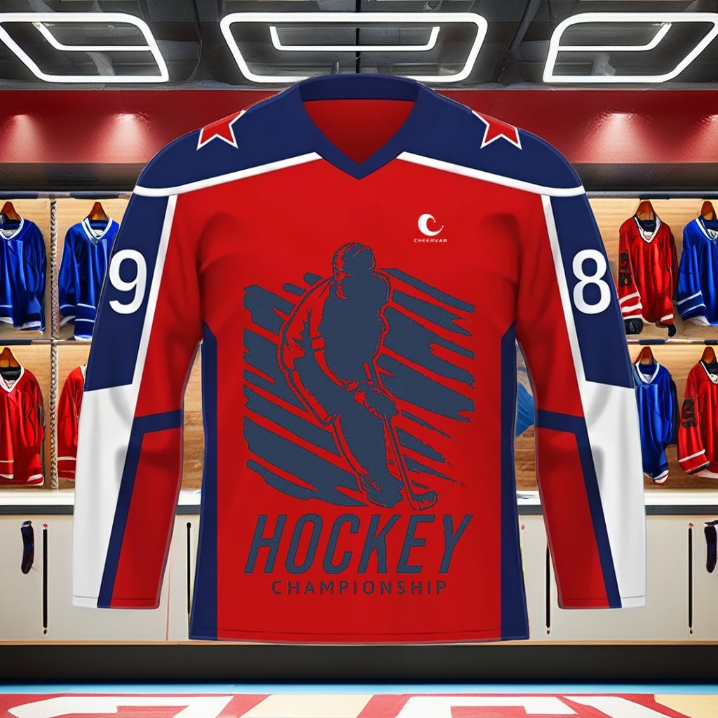 High Quality Customized Breathable Ice Hockey Jerseys Sublimation Youth Ice Hockey Wear
