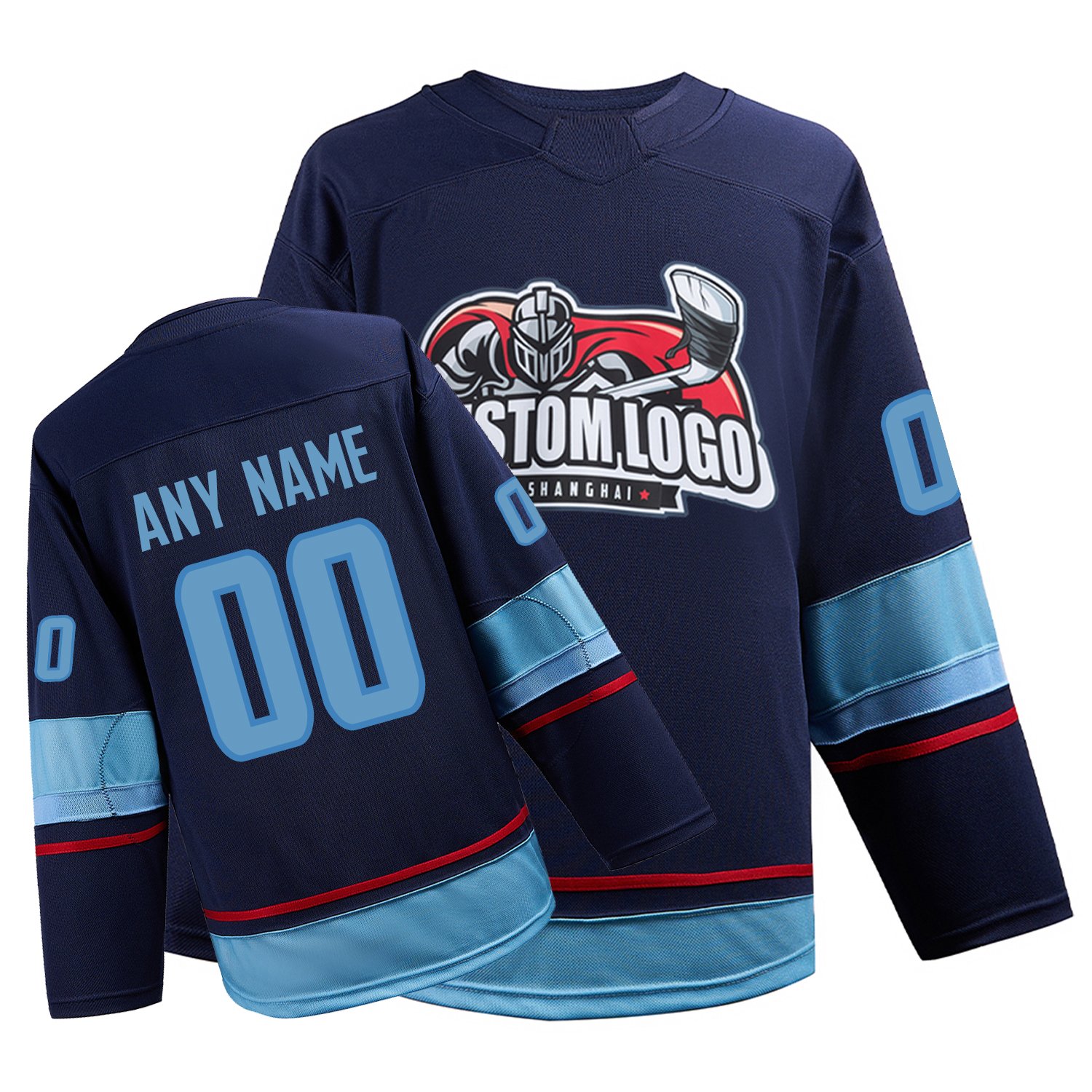 Wholesale Blank Hockey Jersey Polyester Hockey Jersey Manufacturers Custom Hockey Team Jersey