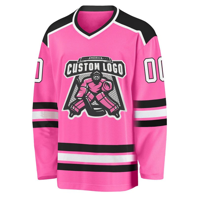 Custom tackle twill embroidery printing plain hockey jersey custom blank hockey jersey hockey ice