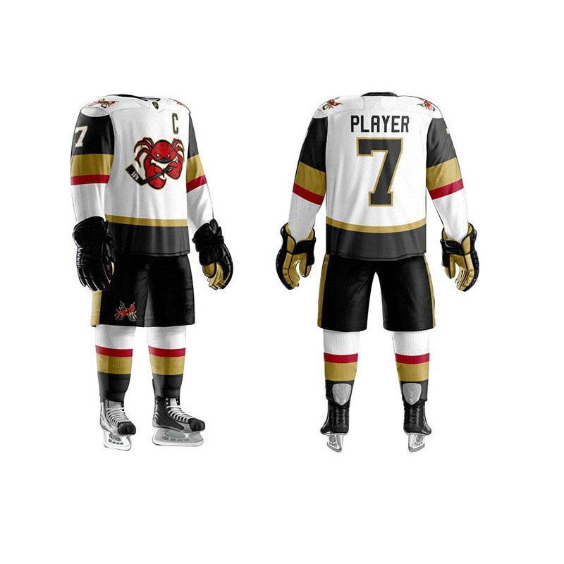 Premium Quality Sublimation Ice Hockey Jersey Team Uniforms Cheap Custom Fully Sublimated Printing Hockey Jerseys