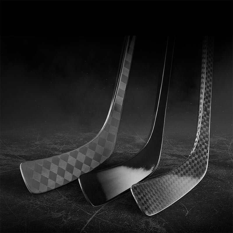 Quality Intermediete Senior Ice Hockey Stick 3K 12K 18K Carbon Fiber Pro Blackout hockey stick