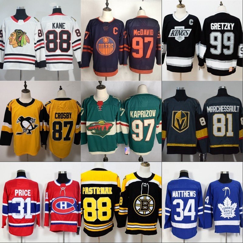 Wholesale Oilman Black Hawk Canadian Capital Brown Bear Maple Leaf Knight Ice Hockey Clothing Jersey