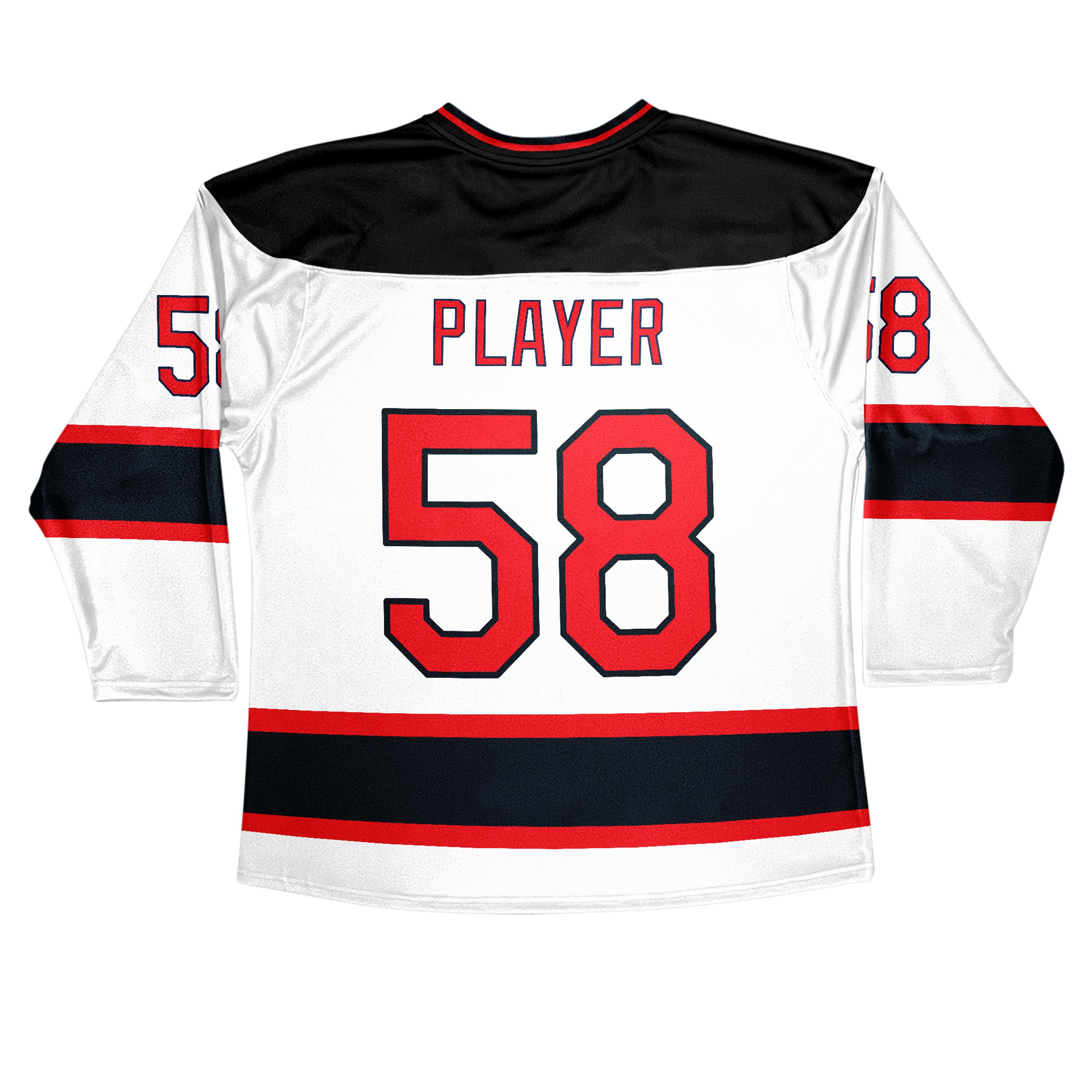 Unisex Custom High Quality Sublimation Ice Hockey Jersey embroidery Logo Set with OEM Team Name for Adults