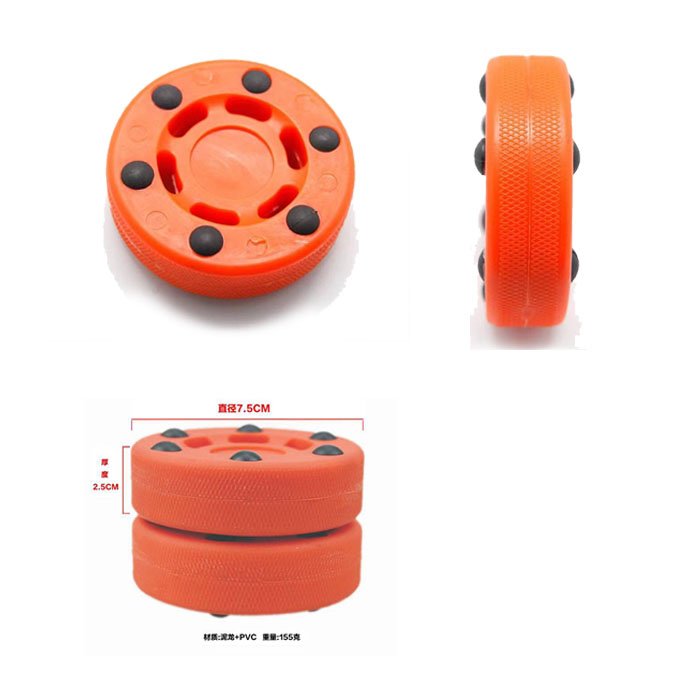Professional Customized Logo Printing Promotional Rubber Ice Puck Hockey Puck Anti Shape Anti Stress