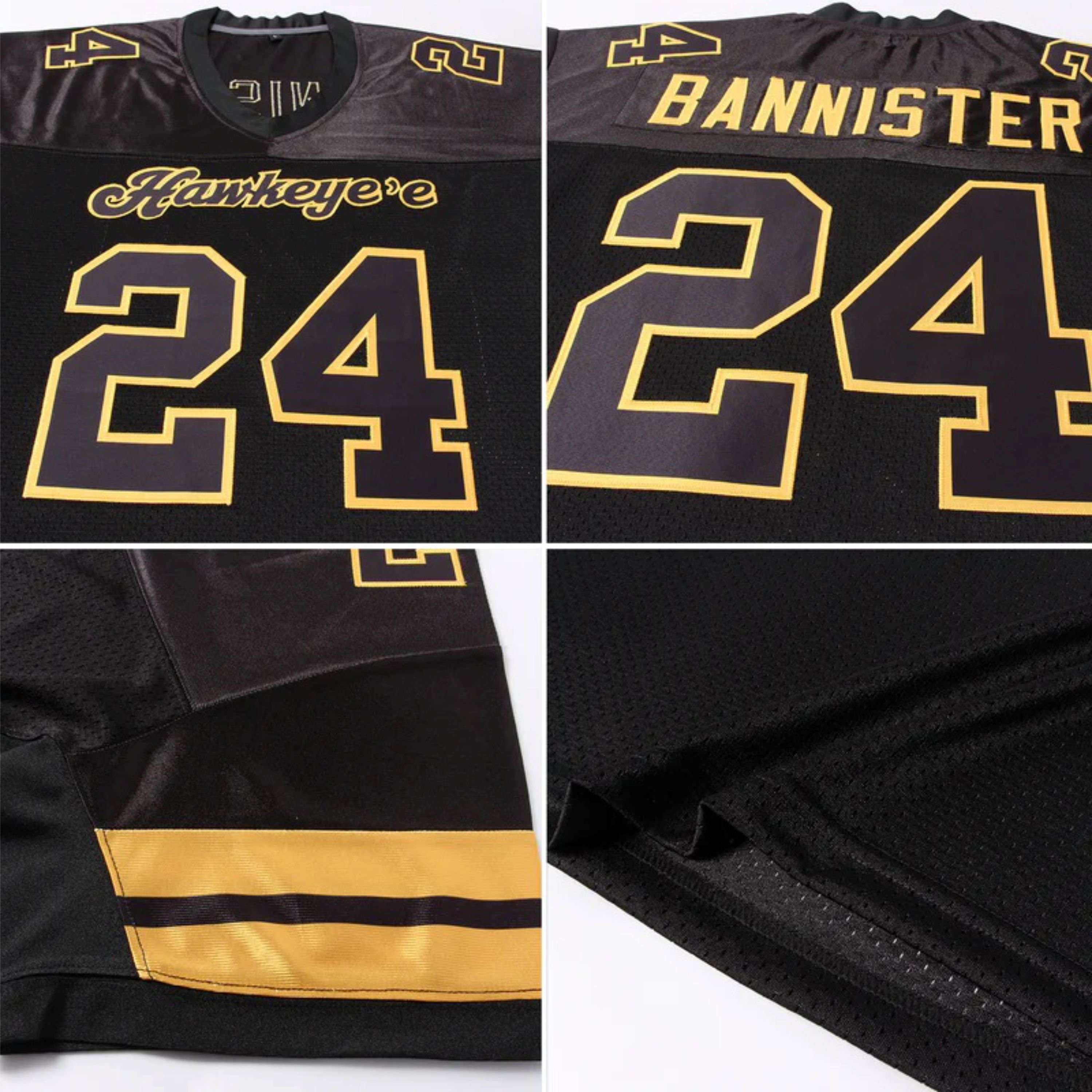 Wholesale Top Quality Unisex 100%Polyester Hockey Jerseys Uniform Mesh Sublimated Mesh Printed Applique Logos Custom Embroidery