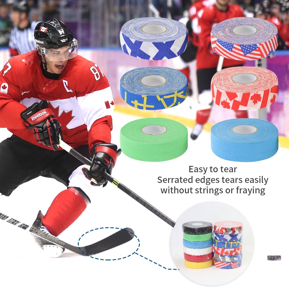 2.5x25m Customization Hockey Stick Tape Fabric Cloth Blade Anti-Slip High Tensile Strength Hockey Tape