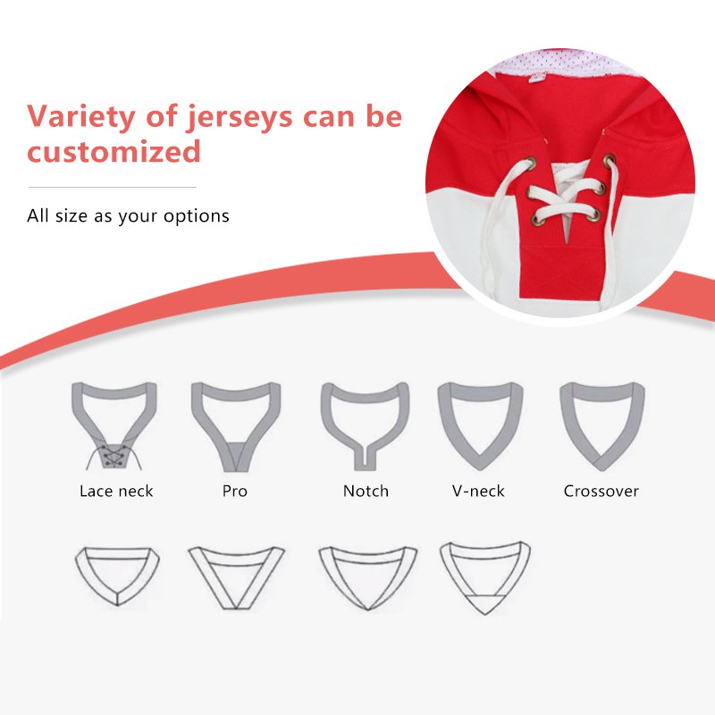 Popular Style High Quality Character Fluorescence Custom Ice Hockey Jersey Hoodie