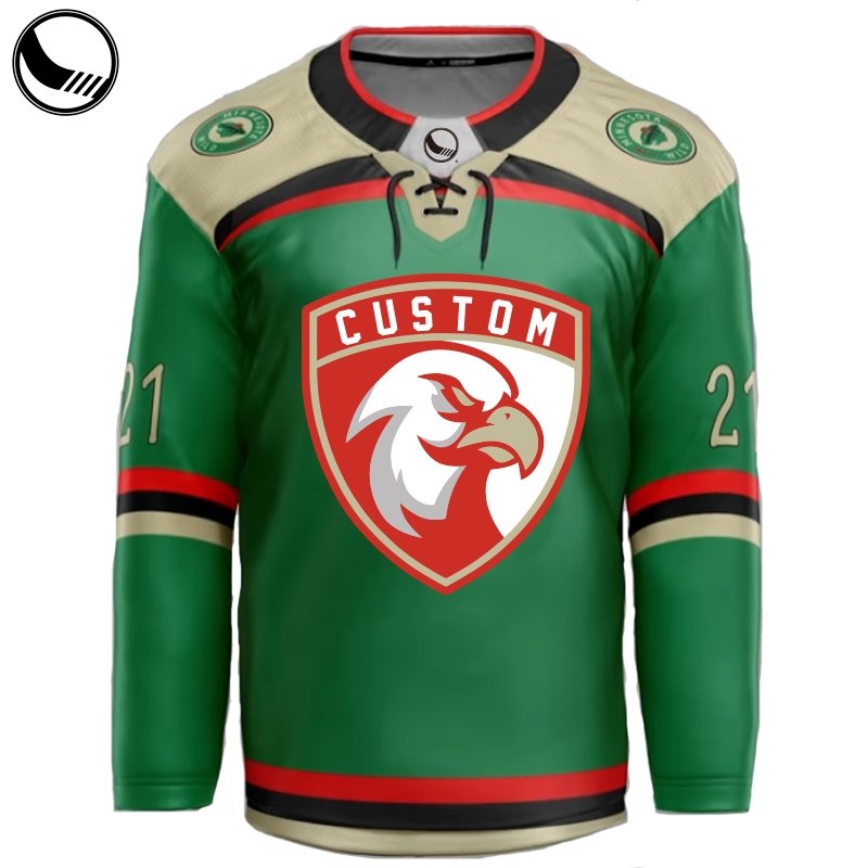 custom made sublimated reversible junior hockey jerseys