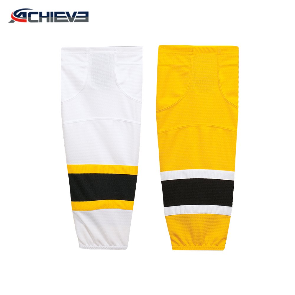 Best Quality Ice Hockey Uniform Team Training Socks Outdoor Sportswear Socks Custom Team Name Size Color Ice Hockey Socks