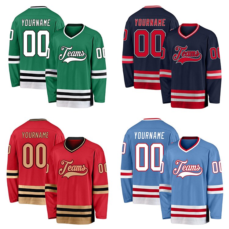 Sublimated Ice Hockey Jerseys Custom Reversible Hockey Jerseys