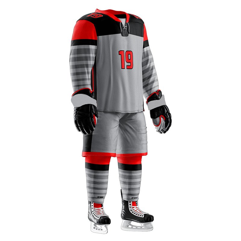 Wholesale Top Selling Men's Ice Hockey Uniform High Quality and Cheap OEM Service for Team Training