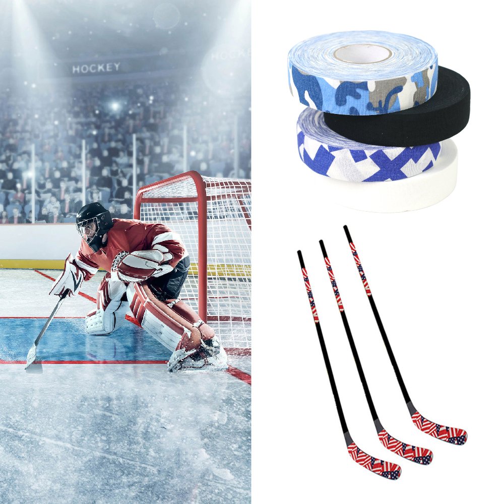 Wholesale CE Certified Custom Logo Cloth Adhesive Ice Field Hockey Stick Grip Tape Sport tape
