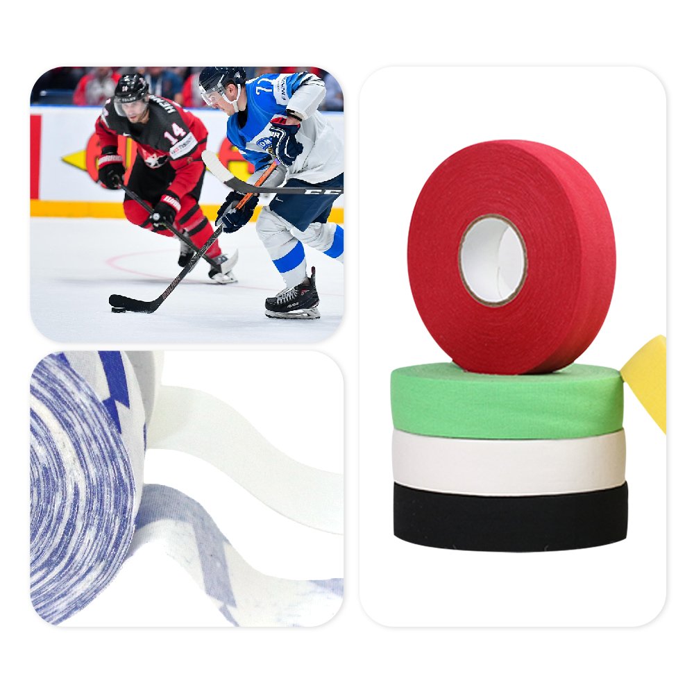 Wholesale CE Certified Custom Logo Cloth Adhesive Ice Field Hockey Stick Grip Tape Sport tape