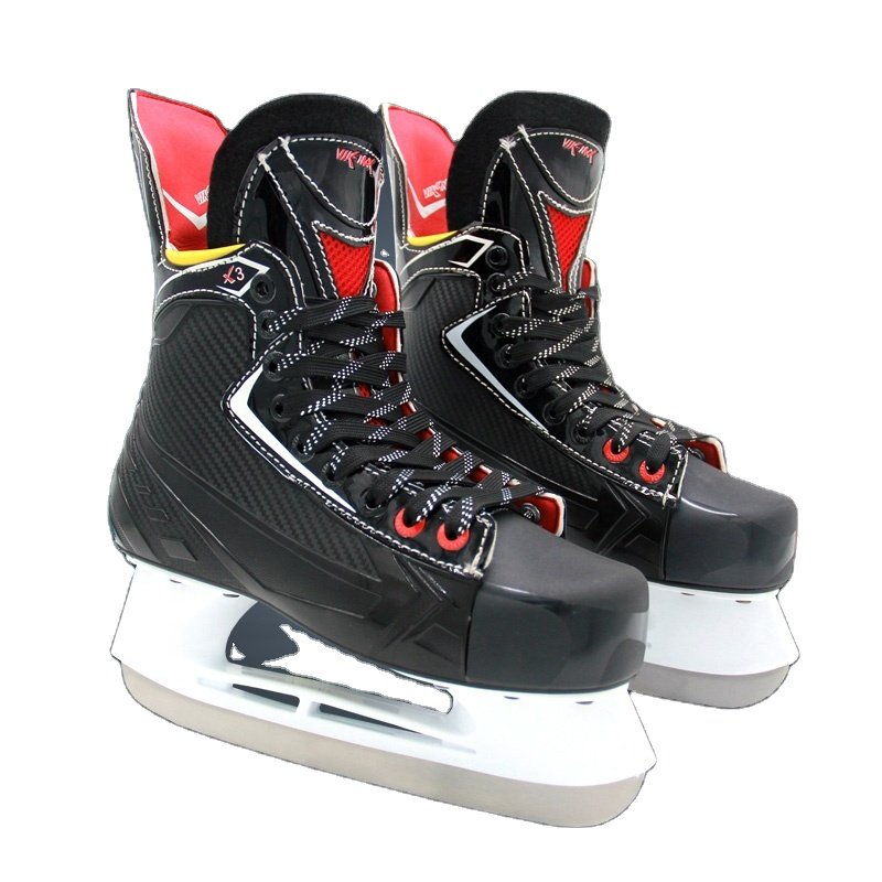 Vikmax brand Adult ice rental field hockey skates shoe
