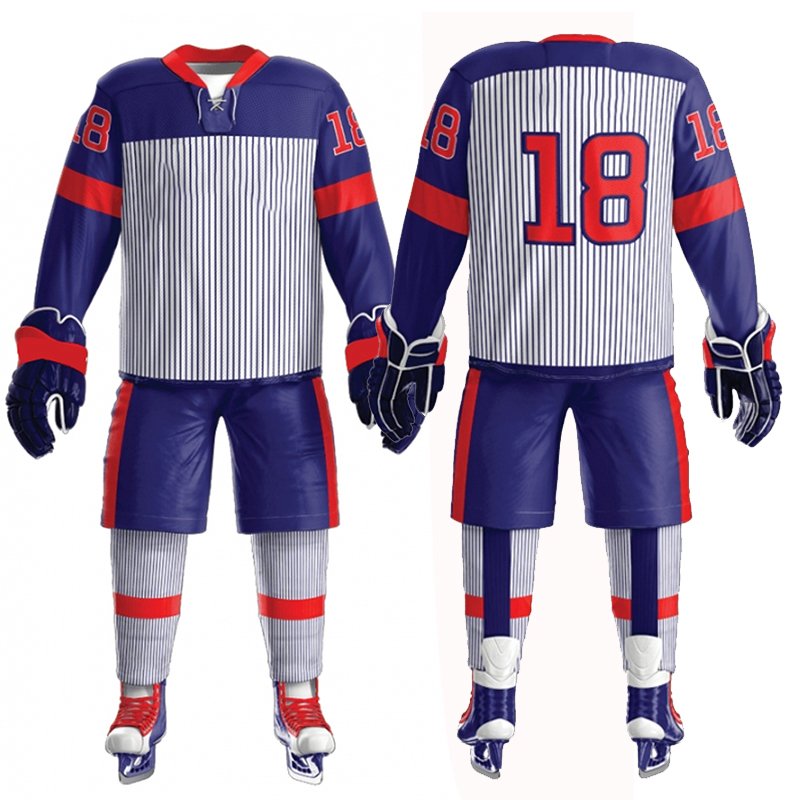 New Arrived Low Rate Best Material Ice Hockey Uniform Customized Minimum Low Moq For Sale Men Ice Hockey Uniforms