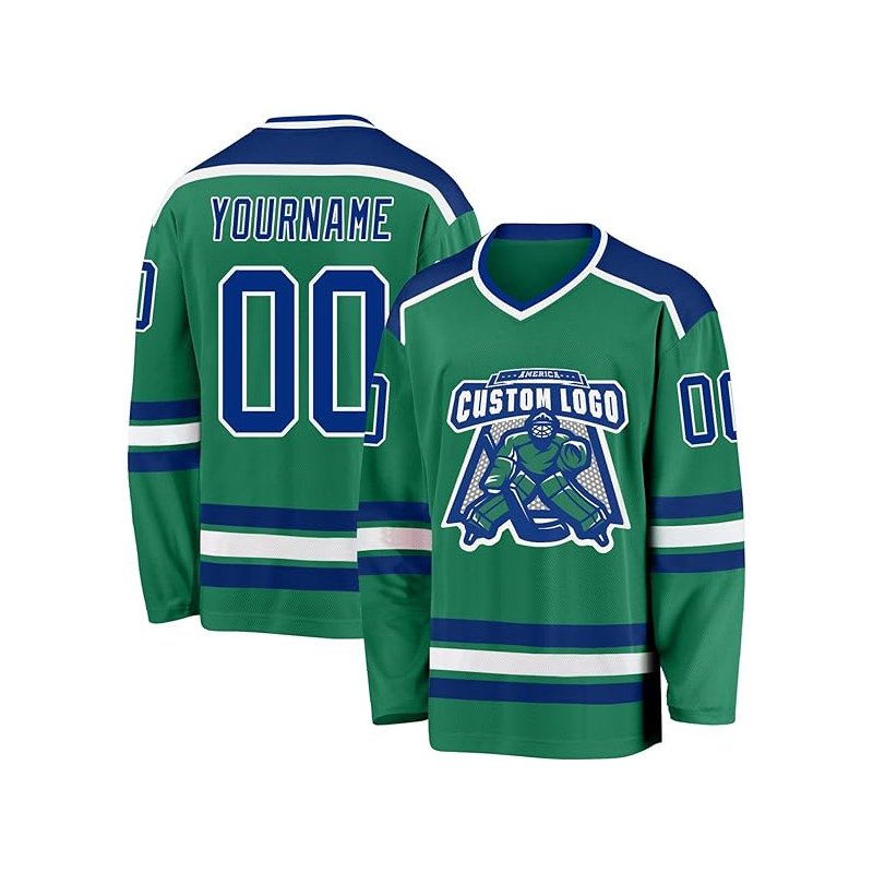 High Quality 100% Polyester Team Blank Hockey Jersey Ice Hockey Shirt Embroidery Sublimated Custom Ice Hockey Jersey For Youth