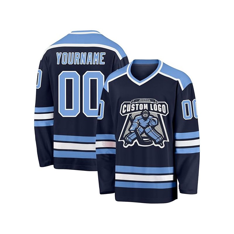 High Quality 100% Polyester Team Blank Hockey Jersey Ice Hockey Shirt Embroidery Sublimated Custom Ice Hockey Jersey For Youth