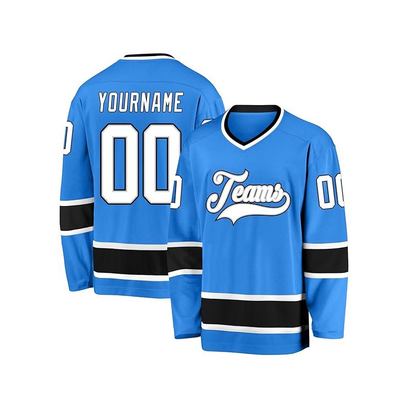 High Quality 100% Polyester Team Blank Hockey Jersey Ice Hockey Shirt Embroidery Sublimated Custom Ice Hockey Jersey For Youth