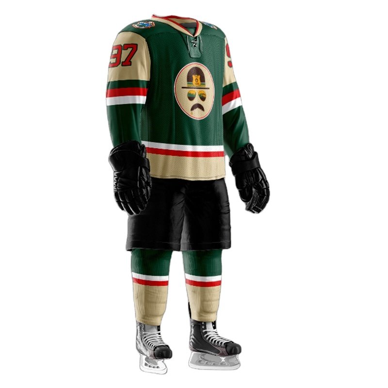 Ice hockey jersey custom, ice hockey sublimated, tackle twill