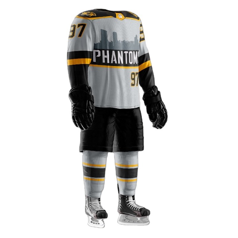 Ice hockey jersey custom, ice hockey sublimated, tackle twill