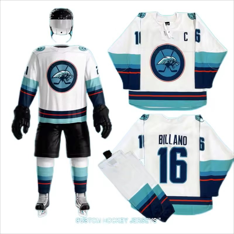 Wholesale 100% Polyester Team Wear Breathable Hockey Jersey Shorts & Socks Sets Design Custom Made Ice Hockey Uniforms MS-IHU-04