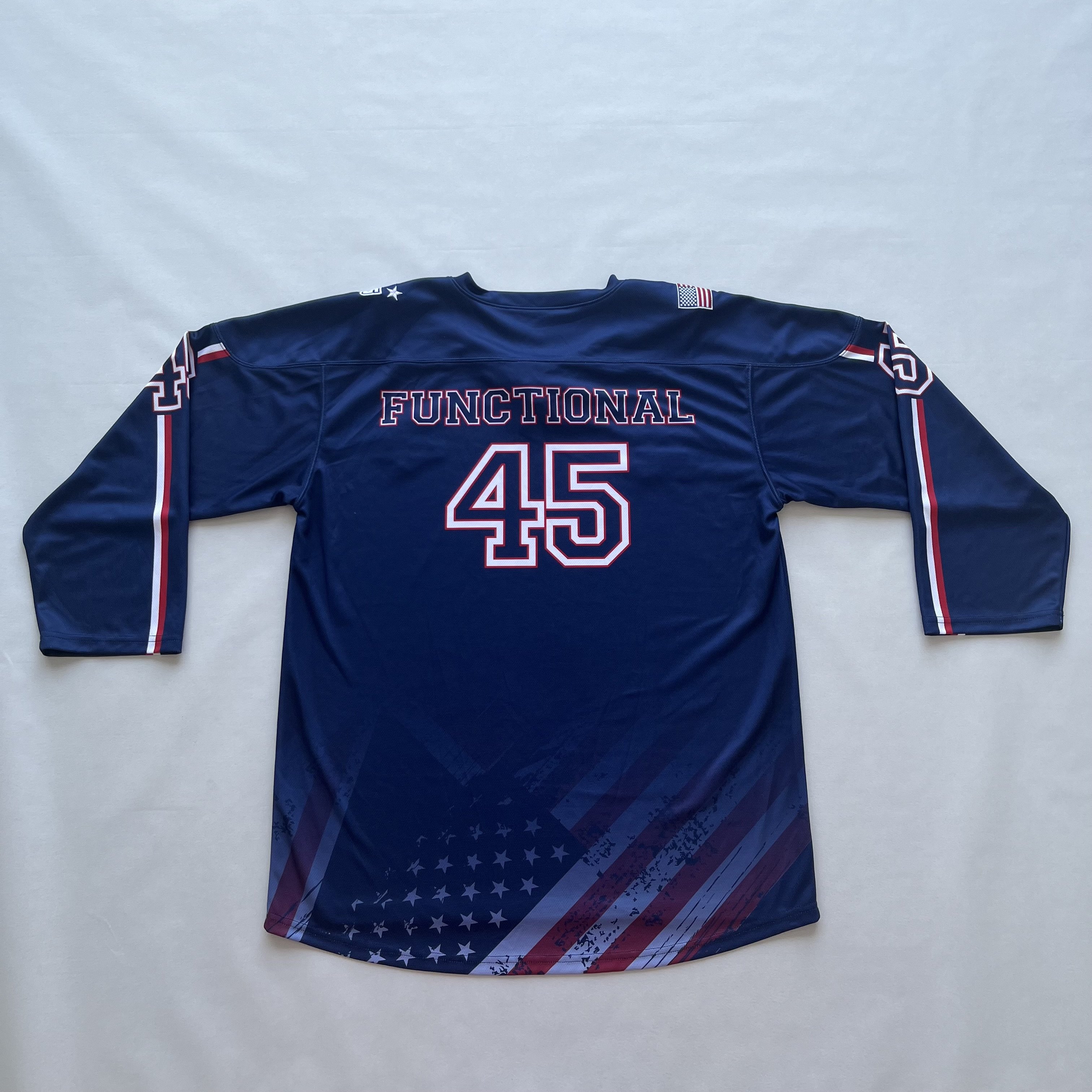 OEM High Quality Winter Tackle Twill Hockey Jersey Uniform Style with Laces Ice Hockey Training Team Name Ice Hockey Jersey