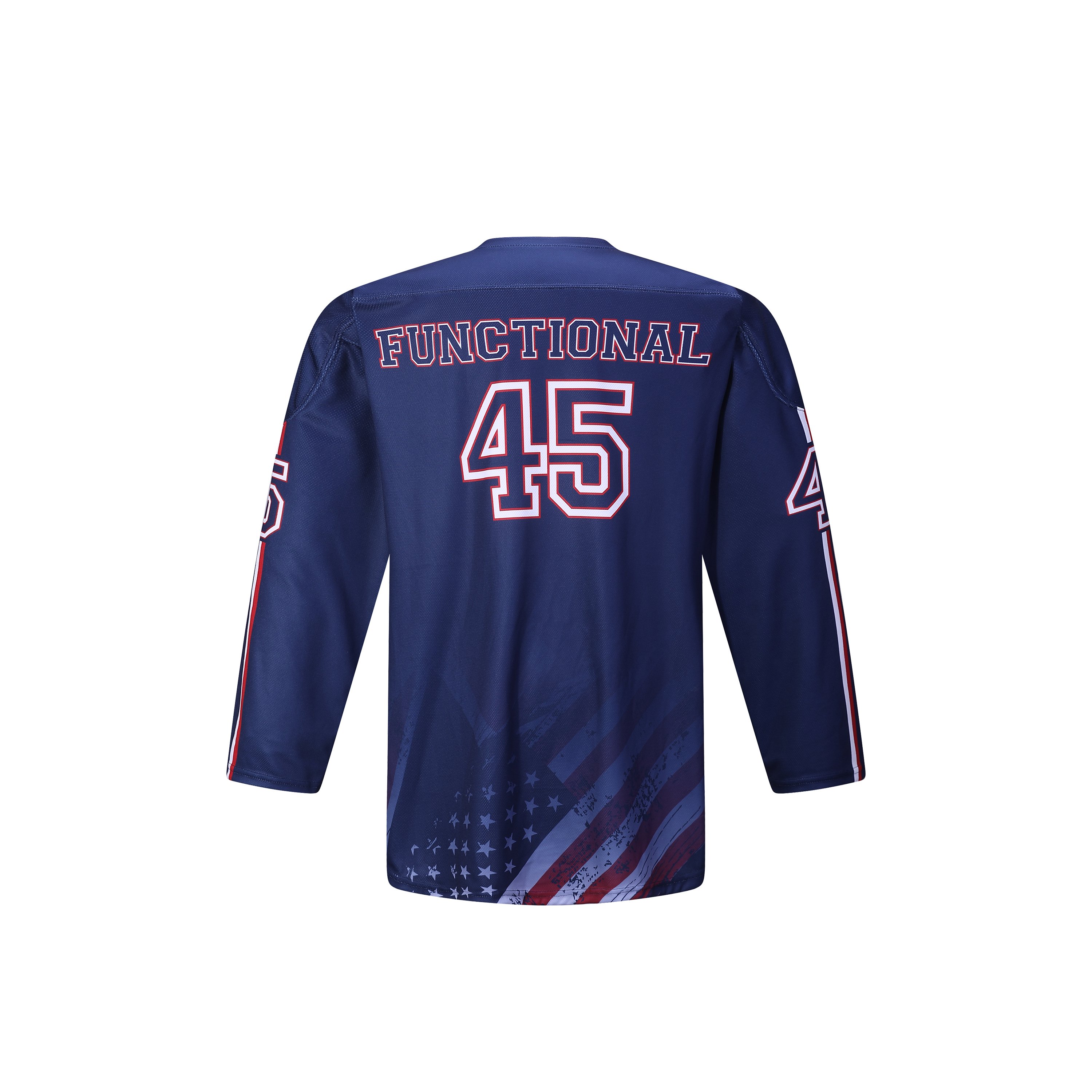 OEM High Quality Winter Tackle Twill Hockey Jersey Uniform Style with Laces Ice Hockey Training Team Name Ice Hockey Jersey