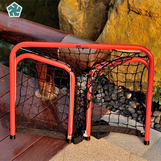 Kids Hockey Goal Net with Portable DIY Ice Hockey Target, Mini Size Suit for Children Game