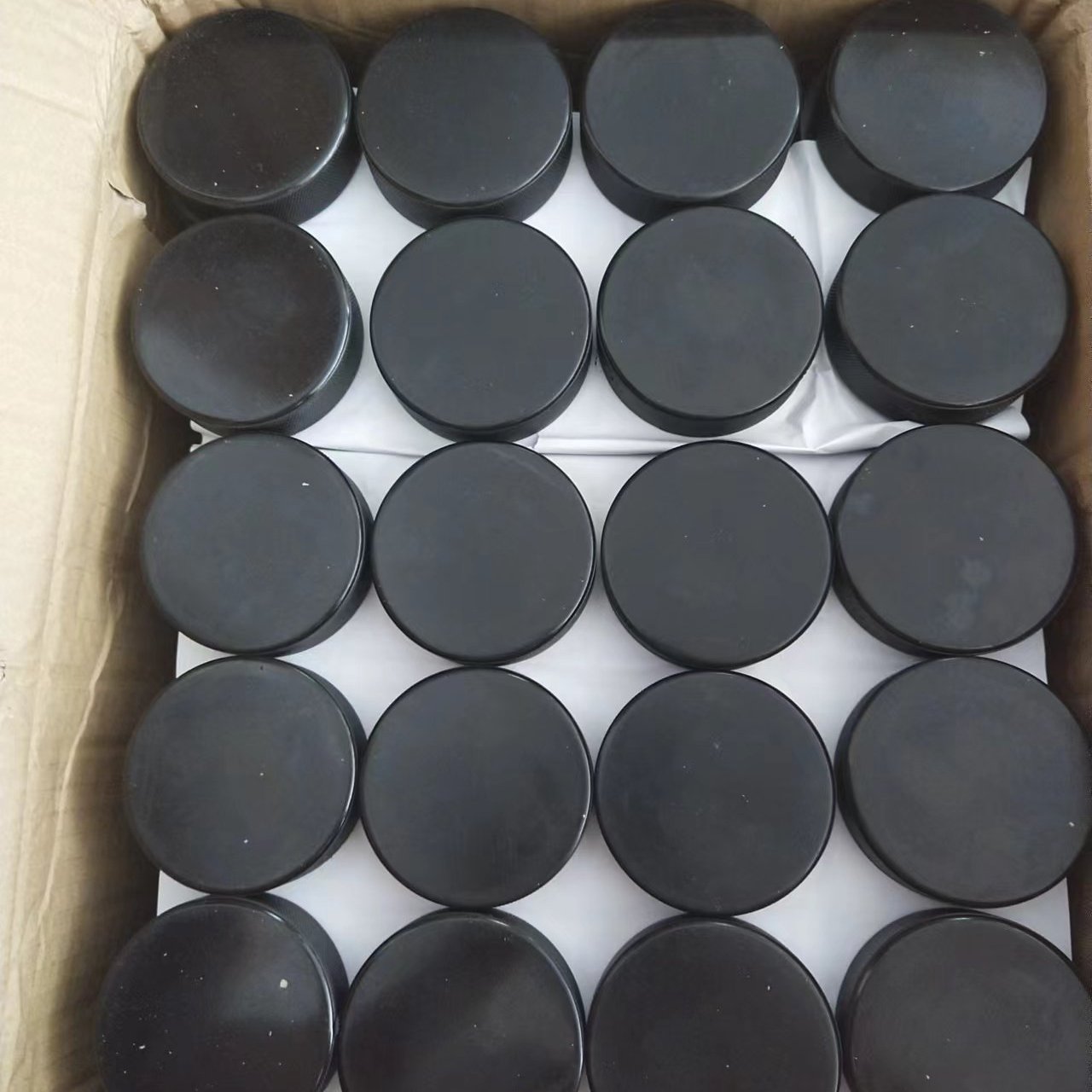 Custom Logo Soft Rubber Ice Hockey Puck