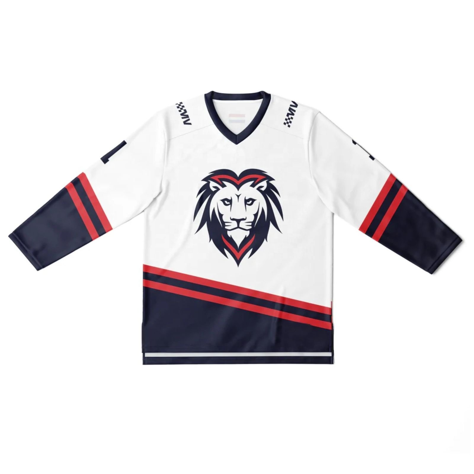 2024 High Quality Custom Designed Ice Hockey Jerseys Fashion Tackle Twill Shirt with Embroidery Name and Number Wear Uniform
