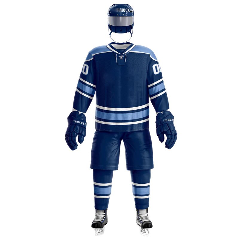 Best selling sublimated hockey wear youth yellow hockey jersey socks team ice hockey jersey custom set