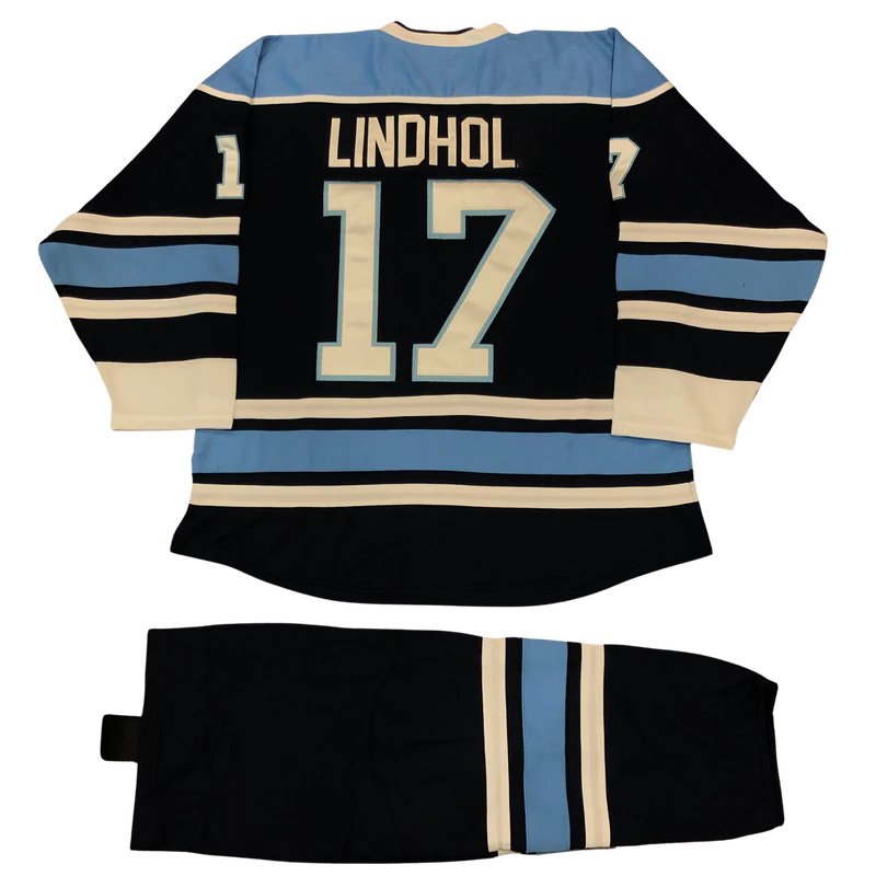 Best selling sublimated hockey wear youth yellow hockey jersey socks team ice hockey jersey custom set