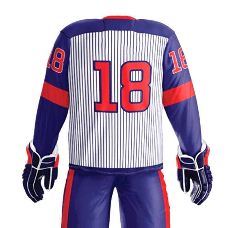High Quality Polyester Free Design Ice Hockey Jersey Sublimation Printing Embroidered Logo Custom Ice Hockey Uniform