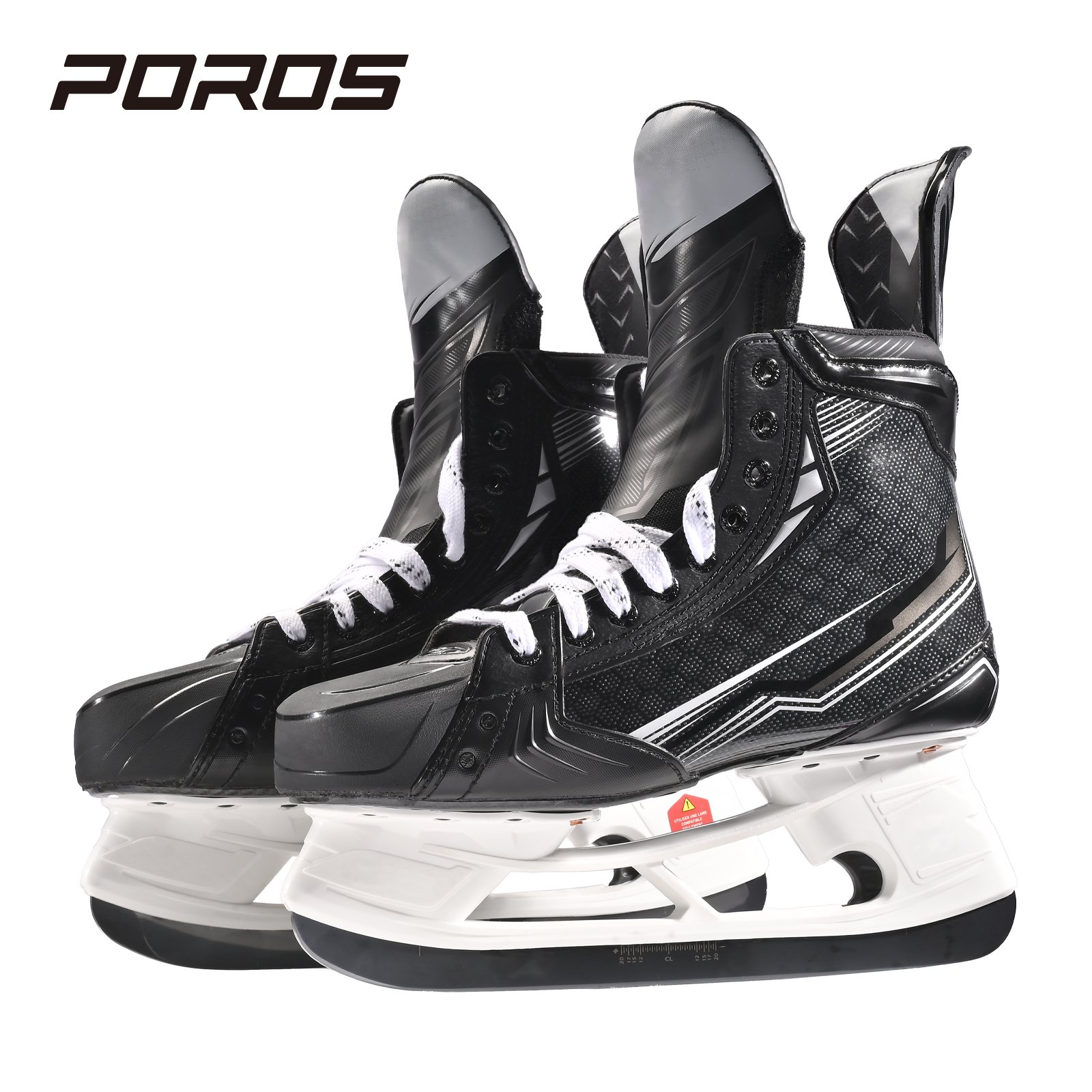 POROS Customize Manufacture Ice Hockey Skate Blade Mirror Steel Skate Steel Top Quality New Material New Design Wholesale